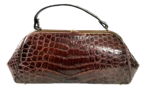 Vintage Leather Faux Corc Handbag
