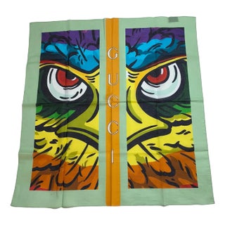 An Italian Silk Foulard by Gucci For Sale