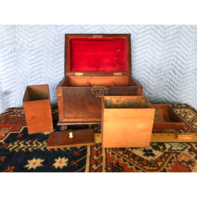 Antique English Tea Caddy Chairish