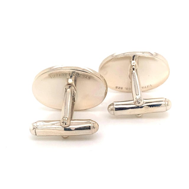 Tiffany and Co. 1990s Tiffany & Co. Estate Cufflinks Sterling Silver 925, 2 Pieces For Sale - Image 4 of 12