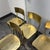Cb2 Oro Gold Dining Chairs, Set of Four For Sale - Image 11 of 12