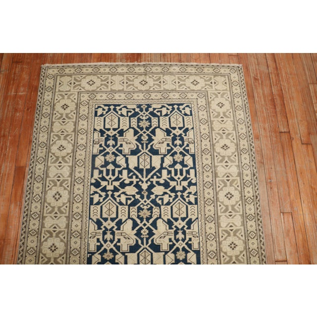 Mid 20th Century Vintage Caucasian Rug - 3'10" x 5'8" For Sale - Image 5 of 9