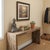 1990s 13.5" Black Brown Distressed Marks Small Stone Sitting Buddha Statue For Sale - Image 5 of 8