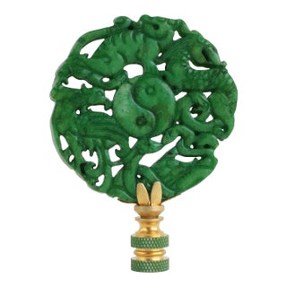 Chinese Yin and Yang Lamp Finial For Sale