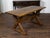 19th Century English 19th Century Oak Sawbuck Table with X-Form Base with Rustic Character For Sale - Image 5 of 12