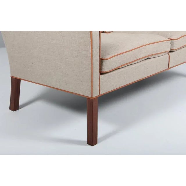 Børge Mogensen Vintage Danish 2-Seater Sofa by Børge Mogensen for Fredericia For Sale - Image 4 of 8