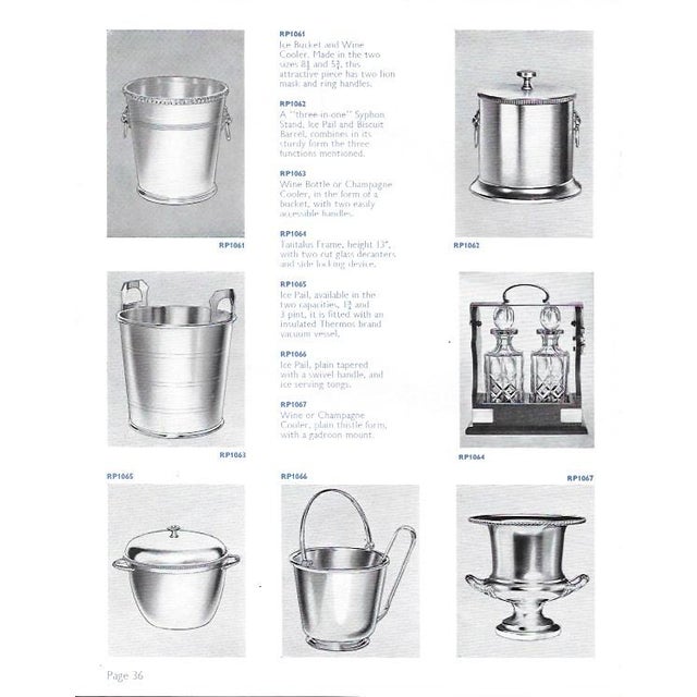 1980’s Vintage/New Silver Champagne/Wine Cooler, Gadroon Pattern For Sale - Image 12 of 13