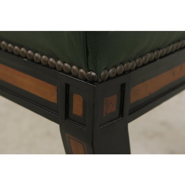 Set of 4 Vintage Regency Cane Back Dining Chairs For Sale - Image 14 of 18