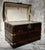 Antique Dome-Topped Leather-Bound Steamer Trunk, 1860s For Sale - Image 10 of 13