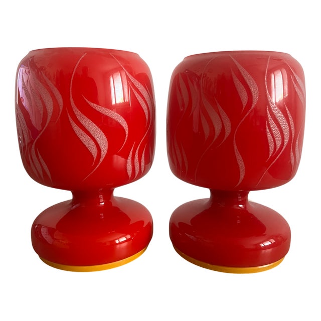 Table Lamps by Štěpán Tabery, Czechoslovakia, 1970s, Set of 2 For Sale