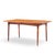Brown Jens Risom Mid Century Walnut Surfboard Expanding Dining Table With 2 Leaves For Sale - Image 8 of 13