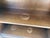 Wood Vintage Sligh Furniture Leather Top Mid Century Modern Campaign Executive Desk For Sale - Image 7 of 12