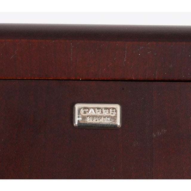 Metal Vintage Rectangular Sterling Silver Portrait Photo Frame attributed to Carrs, 20th Century For Sale - Image 7 of 10