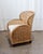 Art Deco Revival French Cane & Rattan Club Chair, C. 1980s For Sale - Image 4 of 15