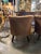 Coffee 1940s Tufted Corduroy Club Chairs a Pair For Sale - Image 8 of 10