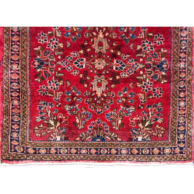 Persian Early 20th Century Persian Sarouk Rug For Sale - Image 3 of 15