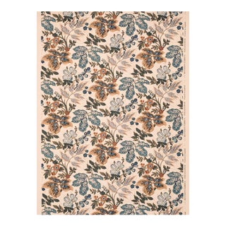 Bennison Wheat Flower Fabric, 11 Yards For Sale