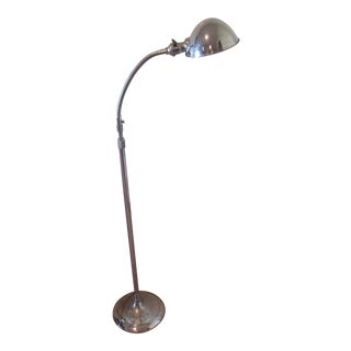 Mid-Century Weldon Adjustable Gooseneck Floor Lamp For Sale