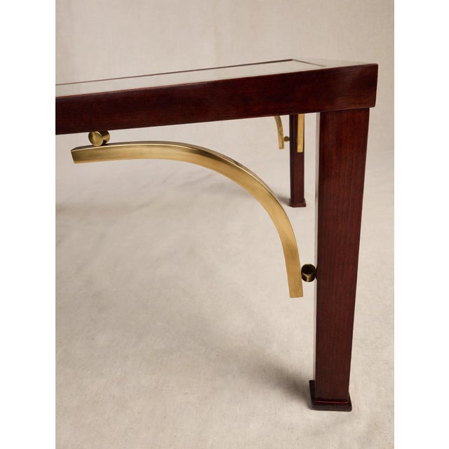 French Coffee Table attributed to Jansen, 1960s For Sale - Image 3 of 5