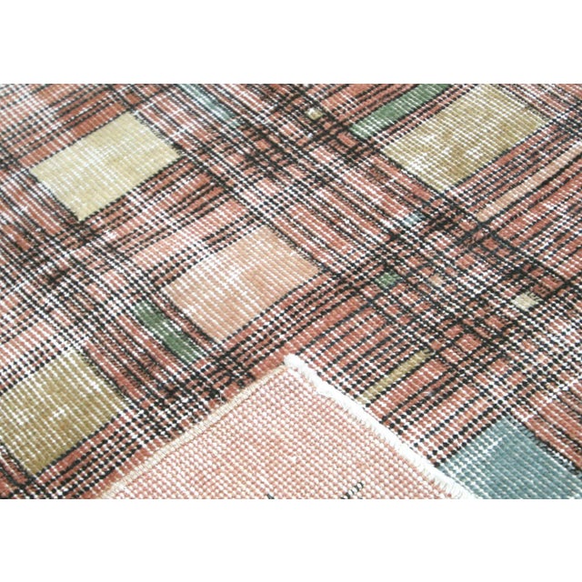 1960s Turkish Mid-Century-Modern Rug For Sale - Image 4 of 5