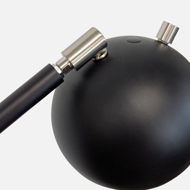 Modern Room & Board Camber Modern Adjustable Floor Lamp - Black Metal For Sale In San Francisco - Image 6 of 7