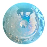 Vintage Murano Iridescent Centerpiece Bowl For Sale