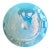 Vintage Murano Iridescent Centerpiece Bowl For Sale
