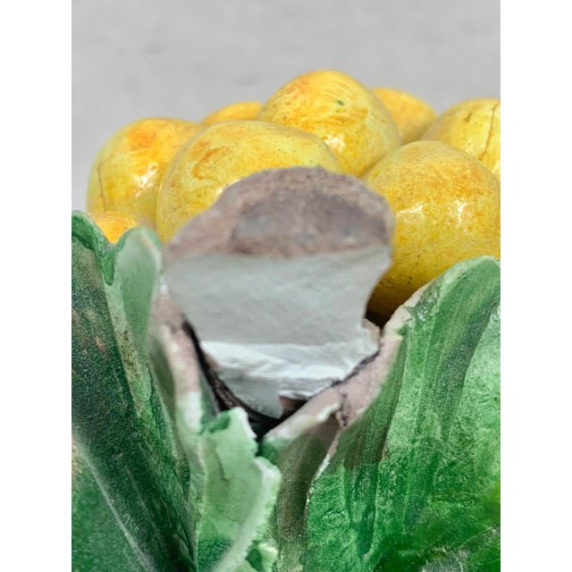 Vintage Majolica Style Grapes-A Pair For Sale - Image 9 of 11