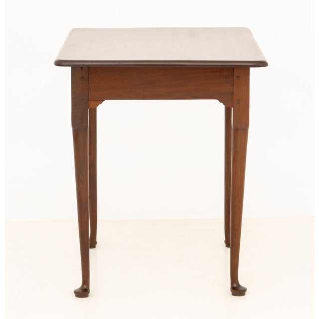Queen Anne Style Mahogany Tea Table, 19th Century For Sale In New York - Image 6 of 8