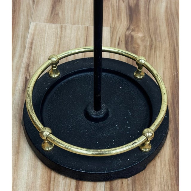 Vintage Brass and Cast Iron Golf Club Fireplace Tools For Sale - Image 9 of 12