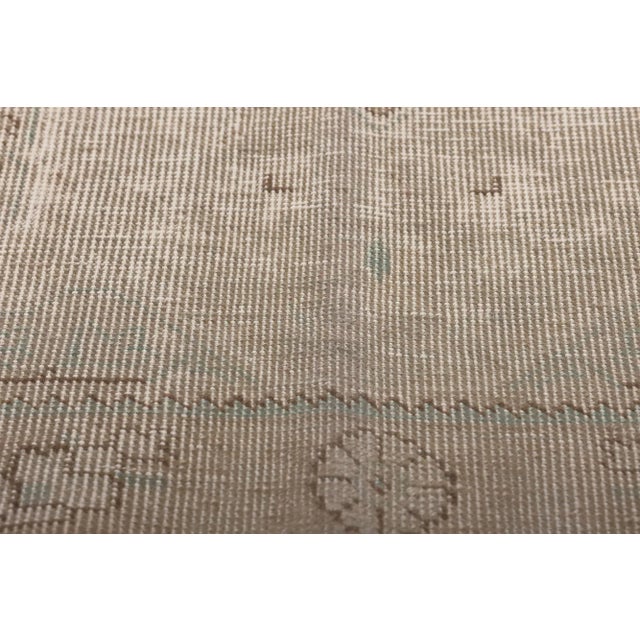 Mid 20th Century Mid 20th Century Distressed Faded Vintage Persian Rug, 03'01 X 04'07 For Sale - Image 5 of 10