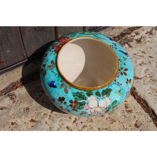 Ceramic Art Nouveau Cachepot from Edmond Lachenal For Sale - Image 7 of 8