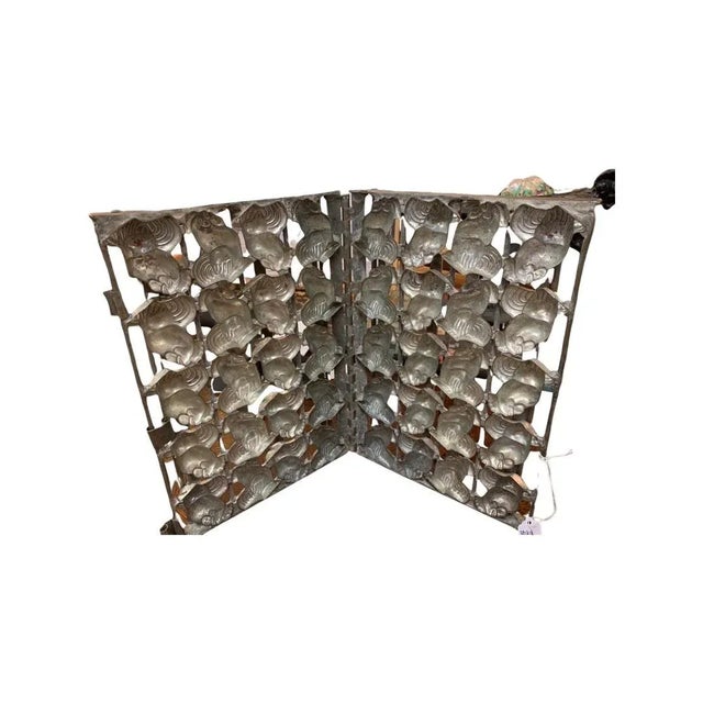 Metal Early 20th Century German Double Sided Chicken Chocolate Mold For Sale - Image 7 of 7