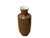 Chinese 6.25" Chinese Clay Ceramic Coffee Brown Vessel Small Vase For Sale - Image 3 of 7