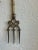 A very good vintage English brass toasting fork. Excellent detail. The thistle - the symbol of Scotland is represented on...