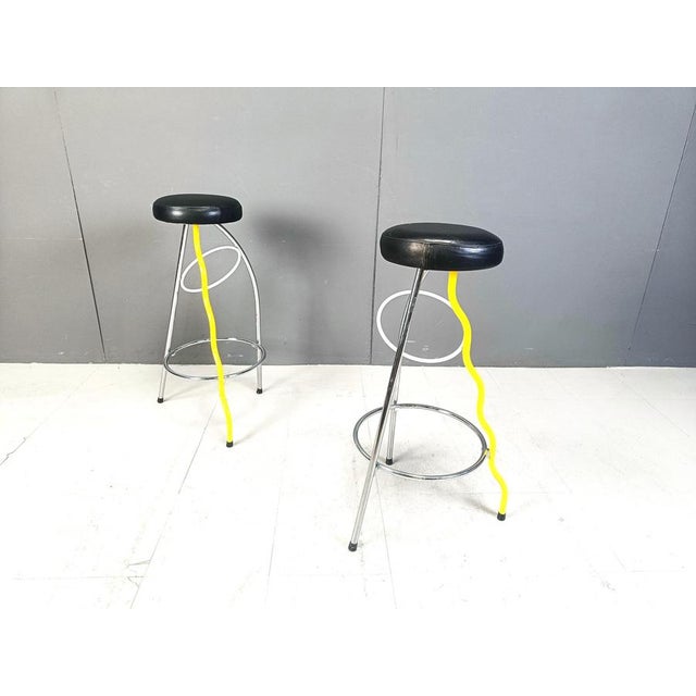 Duplex Stools by Javier Mariscal for BD, 1980s, Set of 2 For Sale - Image 3 of 10