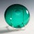 Carlo Scarpa Small Dish in Green Glass, Venini Murano Ca. 1930s For Sale - Image 4 of 5