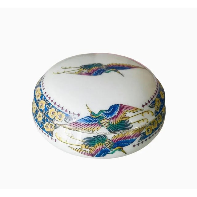 Ceramic French Limoges Porcelain Candy Box, 1950s For Sale - Image 7 of 12