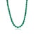 Gemstone 40.36 CTW Natural Green Onyx Tennis Necklace in Silver for Her For Sale - Image 7 of 12