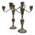 Midcentury Duchin Creation Weighted Sterling Silver Three-Way Convertible Candelabra — A Pair For Sale