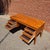 Mid 20th Century Domino Møbler Danish Modern Teak Executive Desk | Mid Century Modern Partner’s Writing Desk For Sale - Image 5 of 11