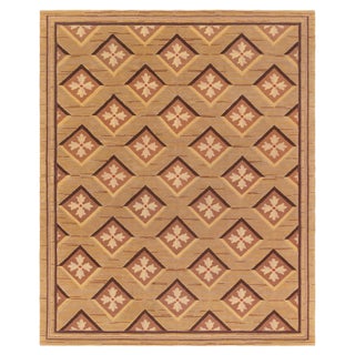 Contemporary Aubusson High & Low Flat-Weave Rug by Doris Leslie Blau For Sale