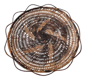 Vintage Boho Woven Rattan Wall Decor Plate/Bowl