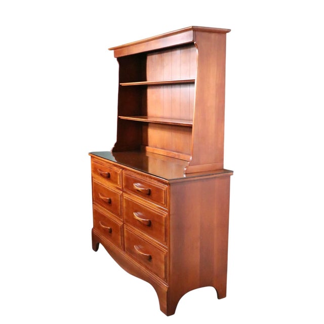 Mid 20th Century Mid 20th Century Cushman Colonial Hutch Sideboard Server Credenza For Sale - Image 5 of 11