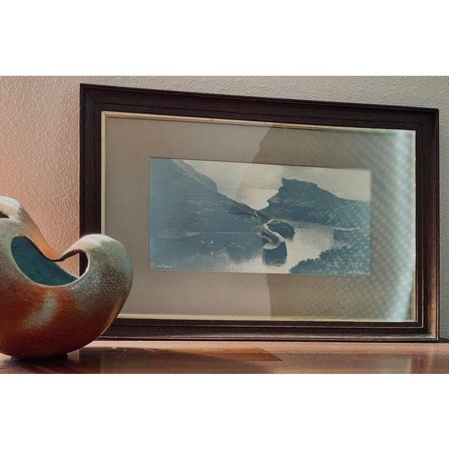 This dramatic gelatin silver photographic print by the artist Ezra Elmer Keene, signed Elmer Keene in the lower left hand...