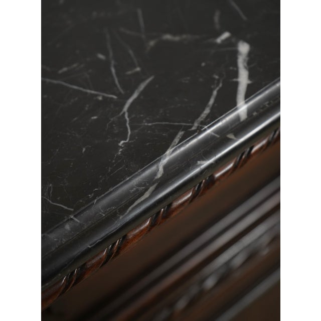 Marble Top Free-Standing Bar With Wine Rack For Sale - Image 12 of 18