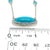 Natural Persian Turquoise Diamond Pendant Necklace 17" 14k G 13.27 TCW Certified For Sale - Image 14 of 18
