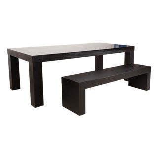 Wooden Dining Table and Bench from BoConcept, Set of 2 For Sale