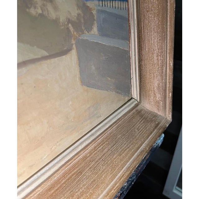 Alexandre De Spengler, Villajoyosa, Spain, Oil on Masonite, 1967 For Sale - Image 12 of 14