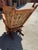 Vintage Solid Wood Windsor-Style Glider Rocking Chair With Tufted Cushions For Sale - Image 4 of 9